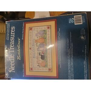 Needle Treasures Borderlines Bless Our Family Counted Cross Stitch Kit 1999